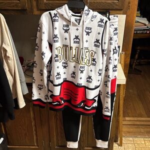 Frply Bullies Iconic Chicago Bulls #23 Sweat Suit Size Large
